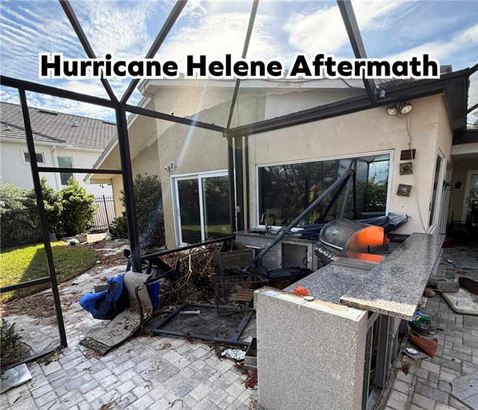 disaster to pool after hurricane helene