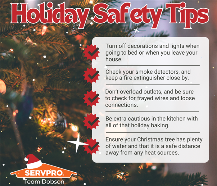 List of holiday safety tips